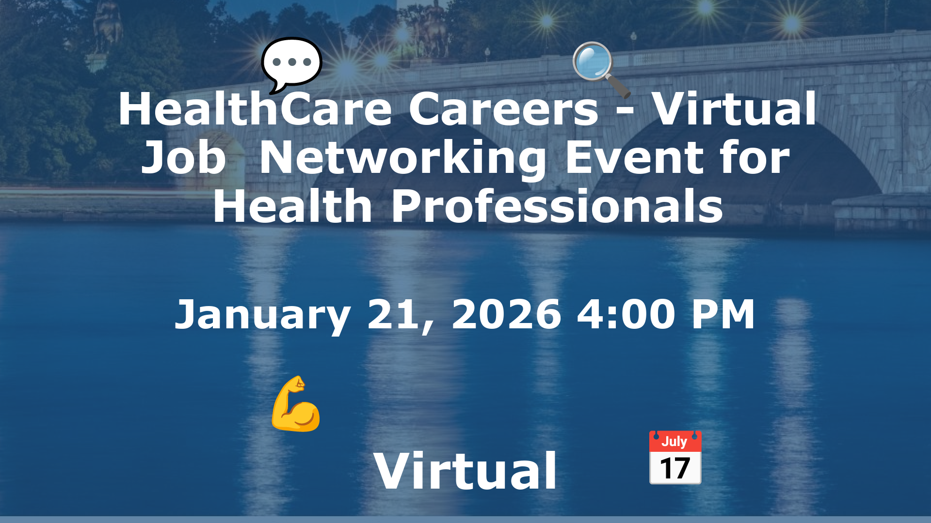 HealthCare Careers - Virtual Job  Networking Event for Health Professionals event image